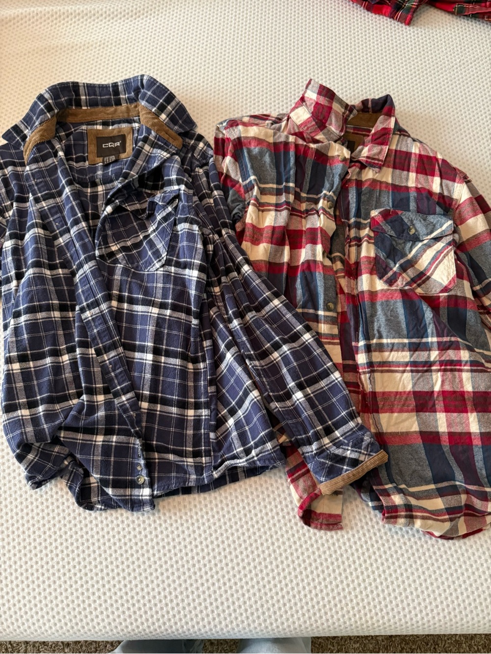 2x1 CRP Men’s Plaid Casual Button-Down Shirt